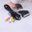 High quality 1.5m rgb scart to 3 RCA audio video cable for nes  Z