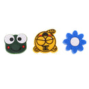 Set Of 3pcs Silicone Tennis Shock Absorber Racquet Vibration Dampeners