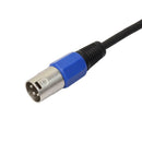 3P XLR Male Jack to 1/4 6.35mm Female Plug Stereo Microphone Adapter Cable
