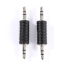 2pcs 3.5mm Stereo Male to Male Jack Audio Plug Connector Coupler Adapter