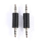 2pcs 3.5mm Stereo Male to Male Jack Audio Plug Connector Coupler Adapter #gib