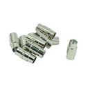 20 Sets Leather-Kumihimo Glue In Magnetic Clasp Fit 4mm/6mm Leather-Kumihimo