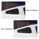 2pcs Quarter Side Window Louvers Scoop Cover Vent For 2005-2014 Ford Musta UOE