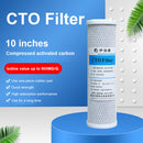 2pcs/set Activated Carbon Block Filter For Water Universal Multifunction 10 Inch