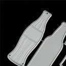 7pcs Cola Bottle Metal Cutting Dies For DIY Scrapbooking Album Paper Cards ME