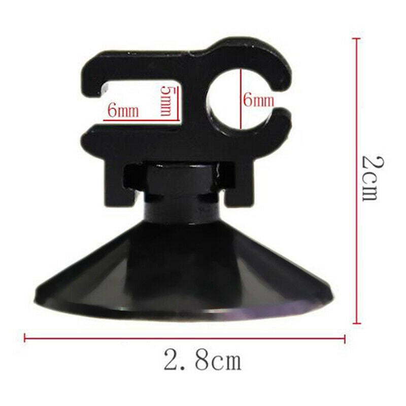 5pcs Aquarium Suction Cup Clip Oxygen Tube Buckle Fish Tank Wire Aquarium Su Ew