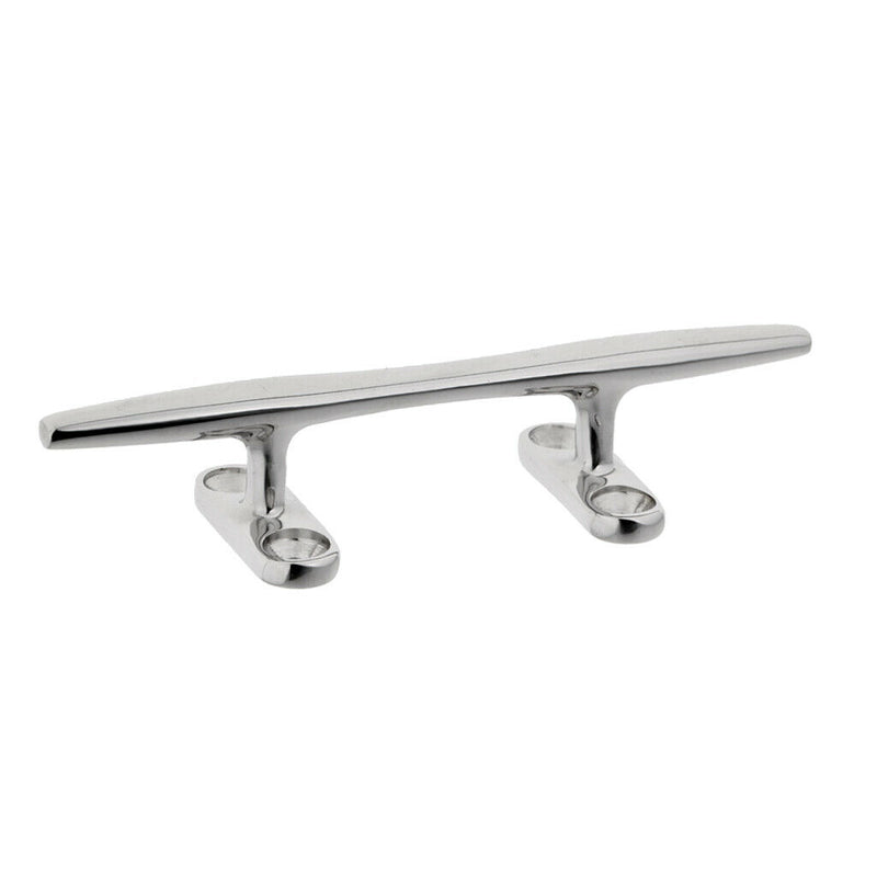 2PACKS 316 Stainless Steel Deck Dock Sleek Line Rope Cleat 5" for Boat/Yacht