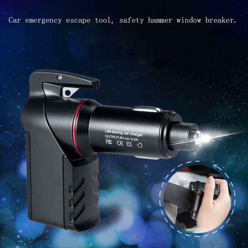 Multi-Function Car Charger Dual USB 5V 2.4A Cigarette Lighter Car Charg TYY