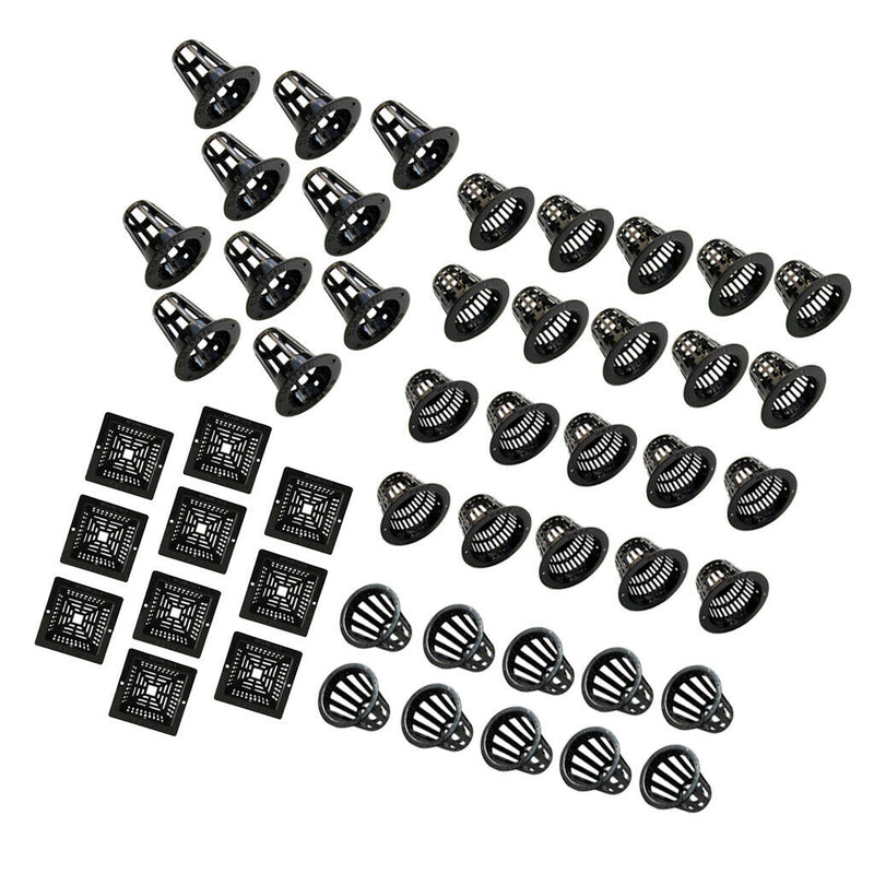 10pcs Plastic Pond Plant Basket Aquarium Aquatic Water Plant Grass Cultivate A