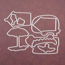 Car House Seal Stamp Cutting Dies Stencil Set DIY Scrapbooking Embossing