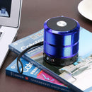 WS-887 Mini Bluetooth Subwoofer Bass Speaker MP3 Player FM Radio (Blue) A