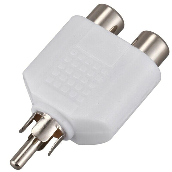 5X(RCA Y Splitter AV Audio Video Plug Converter Male to Female M/F Cable A S3E5)