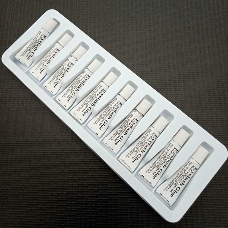 10Pcs False Eyelash Glue Does Not Hurt The Skin Waterproof White Eye Lash Glue
