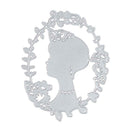 Metal DIY Wreath Woman Cutting Dies Stencils Scrapbook Card Making Craft A