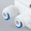 1PC RO 4 Way Valve 1/4" OD Hose Quick Connection Diaphragm Valve Fitti_