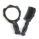 2 In 1 Hair Comb Set Women Ladies Vanity Hand Mirror Kit No More