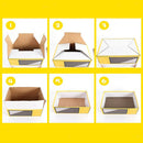 2 Pcs Pet Cat Scratcher Corrugated Paper Box Scratching Pads For Resting