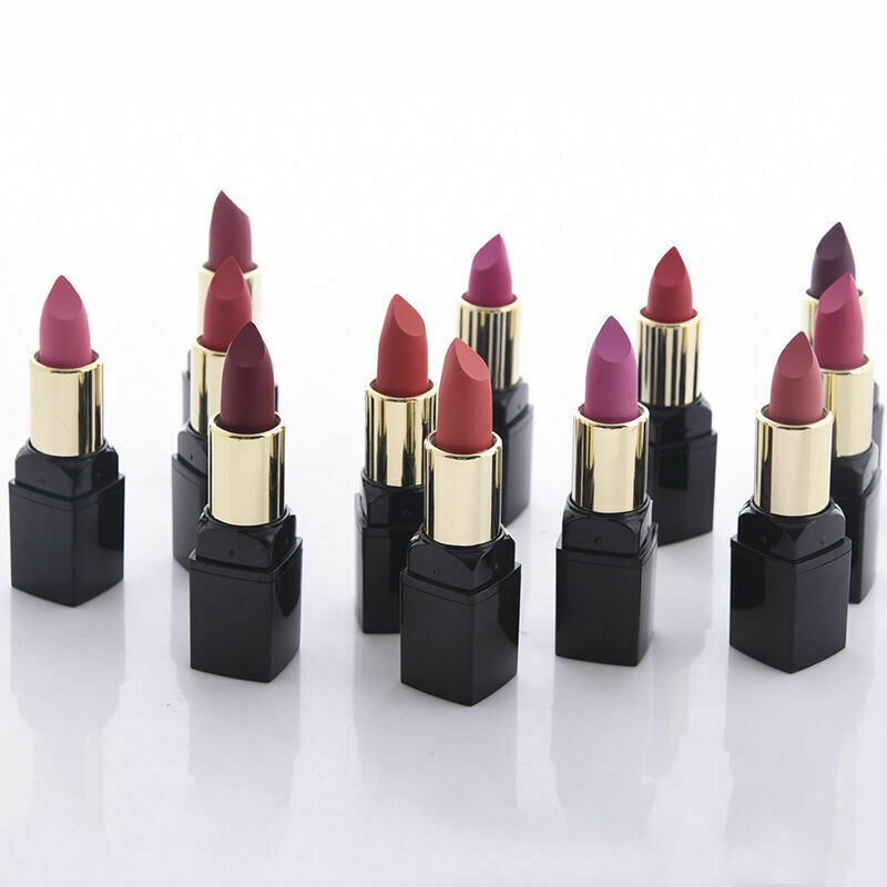 Womens Matte Velvet Liquid Lipstick Long Lasting Lip Moisturized 12 Gloss C W6E8