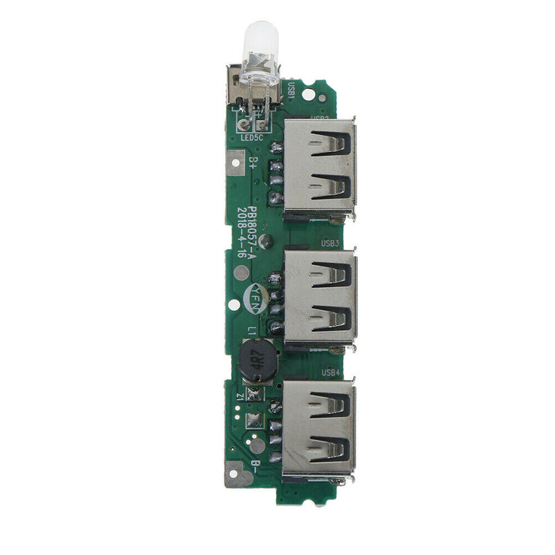 3 USB power bank charger circuit board 18650 Li-ion case shell diy ki3cB