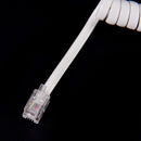 6.5FT Telephone Handset Phone Extension Cord Curly Coil Line Cable Wire ME