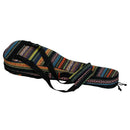 Strip Design Soft Case Ukulele Bag 23inch w/ Strap Outer Pocket for Musical