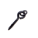 25pcs 15mm Carp Fishing Bait Screw Carp Hair Rigs Hook Terminal Tackle With Ring