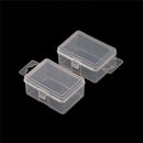 2x Small Plastic Storage Box Clear Multipurpose Parts Product Case 5.2*4*2.5cm3C