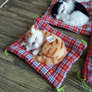 Car Ornaments Cute Simulation Sleeping Cats Decoration Automobiles Lovely P
