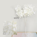 19inch Artificial Eucalyptus Leaves Branch Silk Leaves Green Wedding Decor White