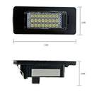 2 Pieces Of White Car Led License Plate Headlights 12V For Audi A4 B8 A5 Q5