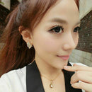 New Fashion Women Lady Elegant Butterfly Crystal Rhinestone Stud Ear Earrin G7G1