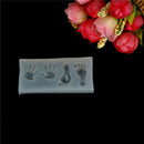 1pc DIY Small Hand Foot Silicone Mold jewelry mold Cake Decorating Tool FU