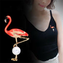 Elegants Flamingo Brooches Unisex Women &Men Brooch Pin Dress Coat Jewelry ï¼W