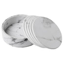 Creative Leather Marble Coaster Drink Coffee Cup Mat Tea Mat F9Z4