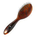 Anti-static Curved Paddle Hair Brush- Scalp Massage Cushioned Wet Dry Use