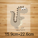 dinosaur iron on patches heat transfer for diy clothes bags decor printing P3C