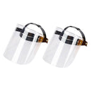 2pcs Safety Welding Grinding Logging Full Face Shield Helmet Anti-Splash