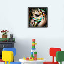 5D DIY Full Drill Diamond Painting Masked Beauty Cross Stitch Embroidery (1