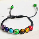 Supernatural Chakra Yoga Bracelet Healing Balance Lava Reiki Stones Br AAS