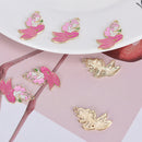 10Pcs/Lot Enamel AlloyMermaid CharmsMetal Pendants DIY Jewelry Findings CraftsBX