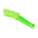 Microfiber Car A/C Air Vent Cleaning Brush Shade Blind Cleaner (Green)