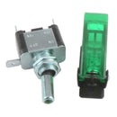LED Toggle Switch Control ON/OFF 12V 20A Car Illuminated Aircraft Missile Cover