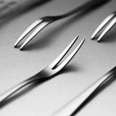 5x Cocktail Dessert Fork Tasting Stainless Steel Appetizer Cake Fruit Forks EAO