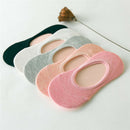 5 pairs Women Soft Candy Color Cotton Short Fashion Ankle Socks Random Color FT