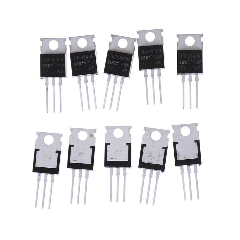 10PCS IRF9540 P-Channel Power mosfet 23A 100V TO-220 J Ew