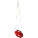 Women Red Lips Clutch Bag Ladies Pu Leather Chain Shoulder Bag Bolsa EveningZ1B3