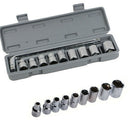 10 x Wrench Spanner Set 8-24mm Chrome Plated Vehicle Rod Sleeve Repair Tools
