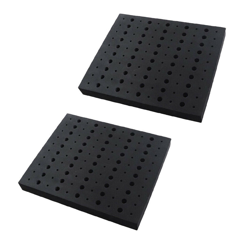 2x Router Bit Storage Tray Toolbox 11x13 inch 110 Bits 60x 1/4" and 50x 1/2"