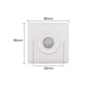 1X 3-8m Sense PIR Infrared Motion Sensor Switch Automatic ON/OFF Light Control