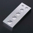 6 Holes Snap Rivet Fastener Buttons Holder Mounting Base Installation Tools